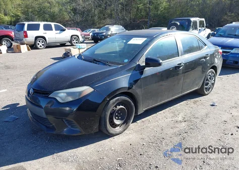 2014 Toyota Corolla Le z USA, uszkodzony, nr VIN 5YFBURHE5EP036720